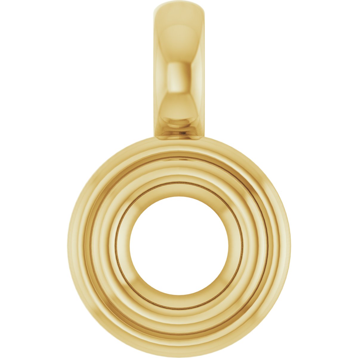 Bezel-Set Solitaire Charm/Pendant