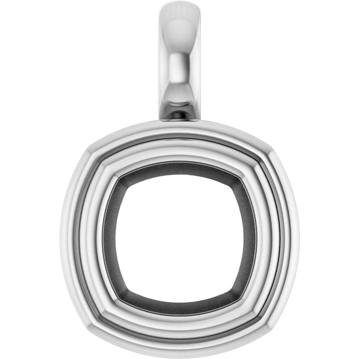 Bezel-Set Solitaire Charm/Pendant