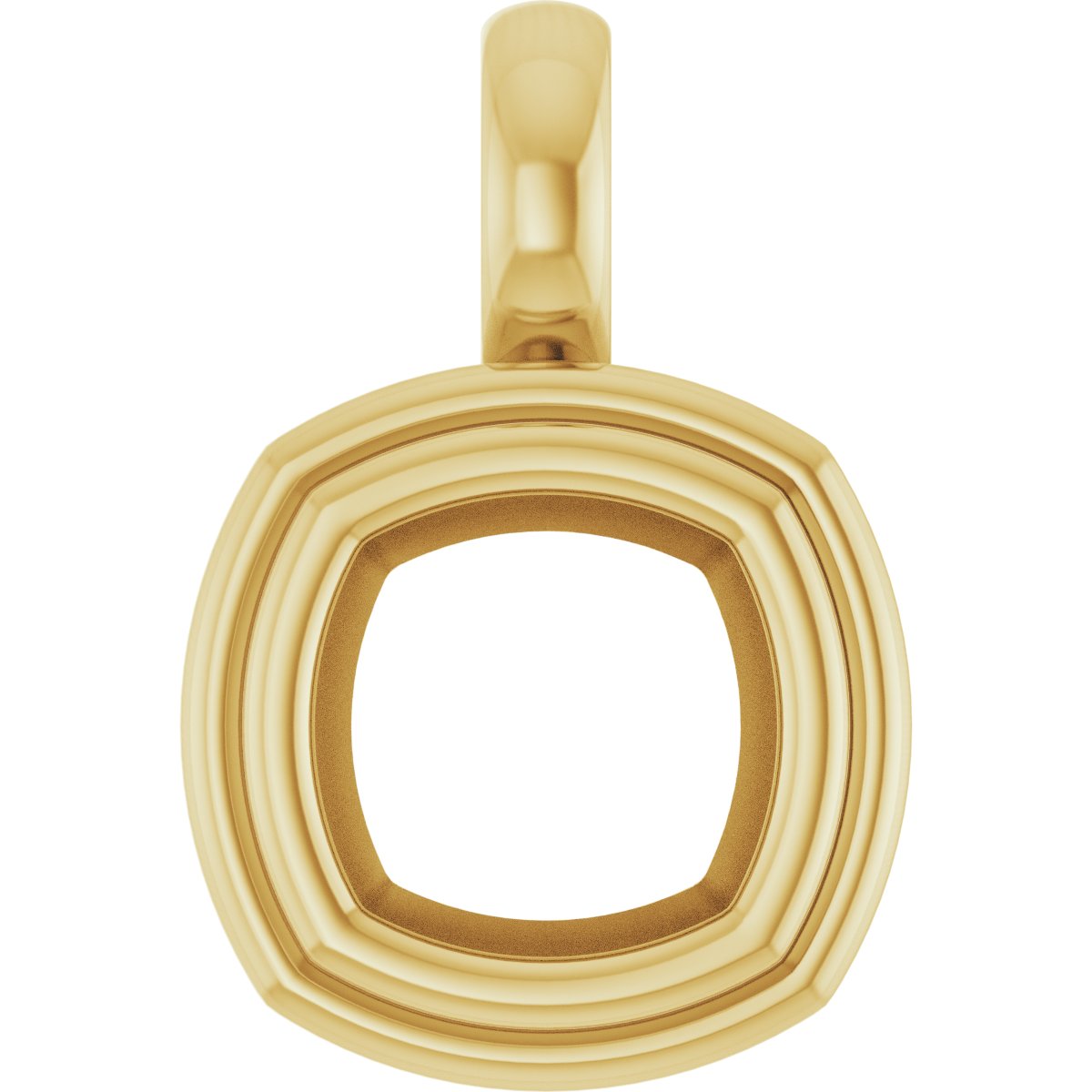 Bezel-Set Solitaire Charm/Pendant