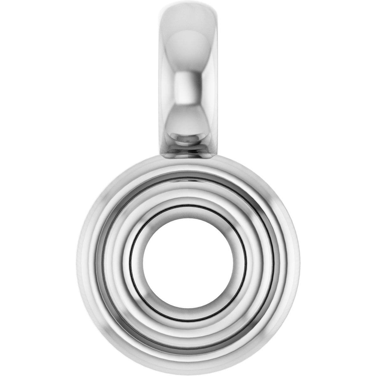 Bezel-Set Solitaire Charm/Pendant