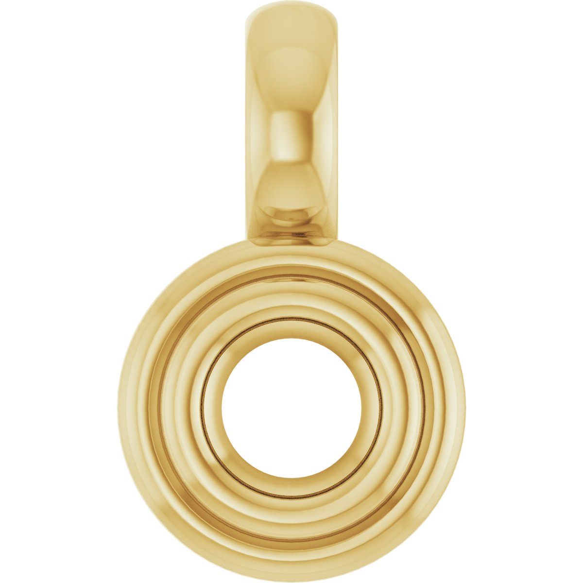 Bezel-Set Solitaire Charm/Pendant