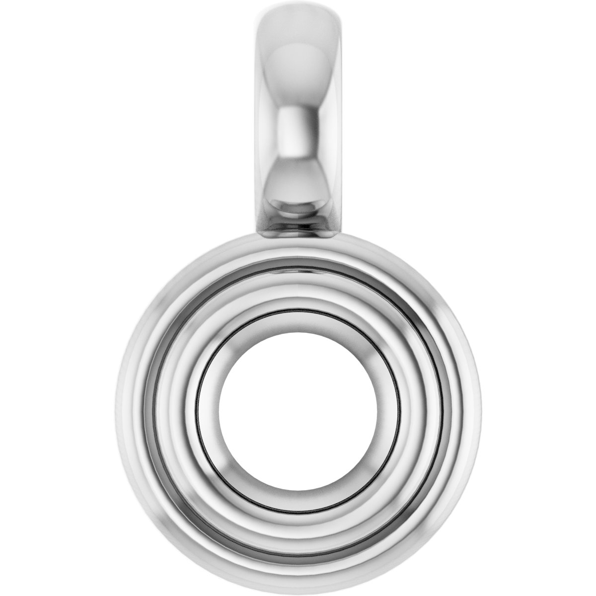Bezel-Set Solitaire Charm/Pendant