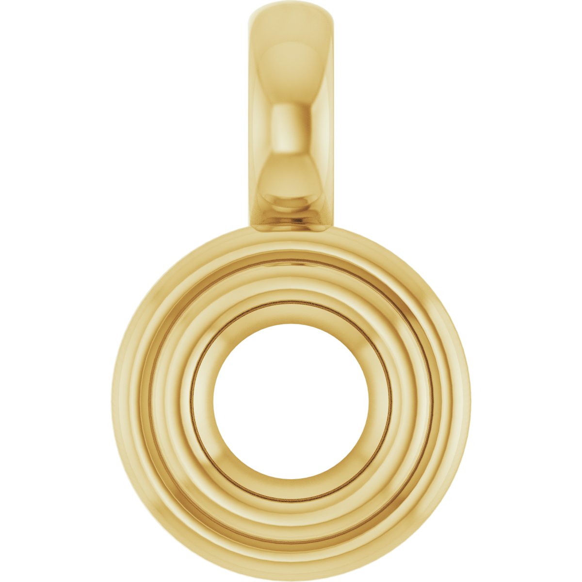 Bezel-Set Solitaire Charm/Pendant