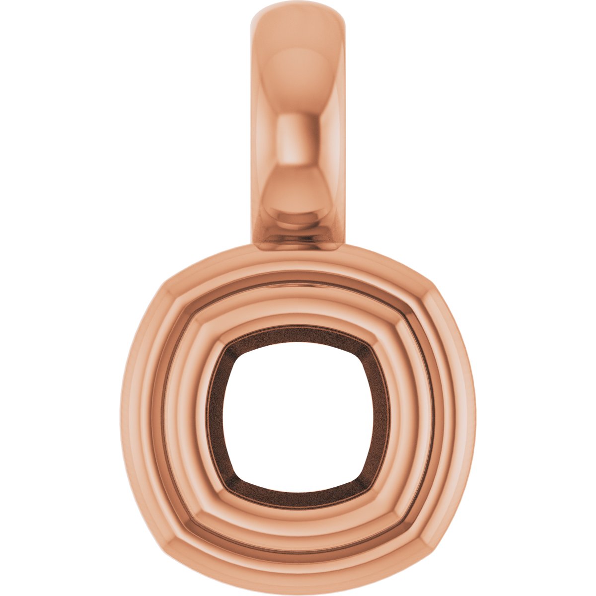 Bezel-Set Solitaire Charm/Pendant