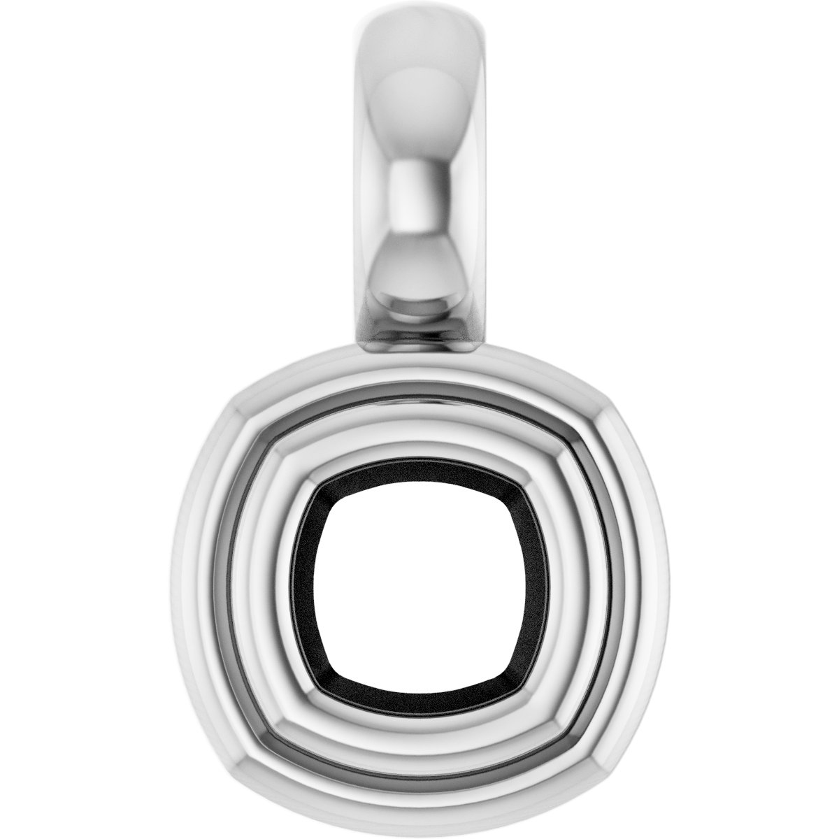 Bezel-Set Solitaire Charm/Pendant