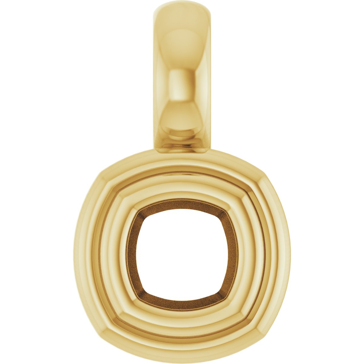 Bezel-Set Solitaire Charm/Pendant