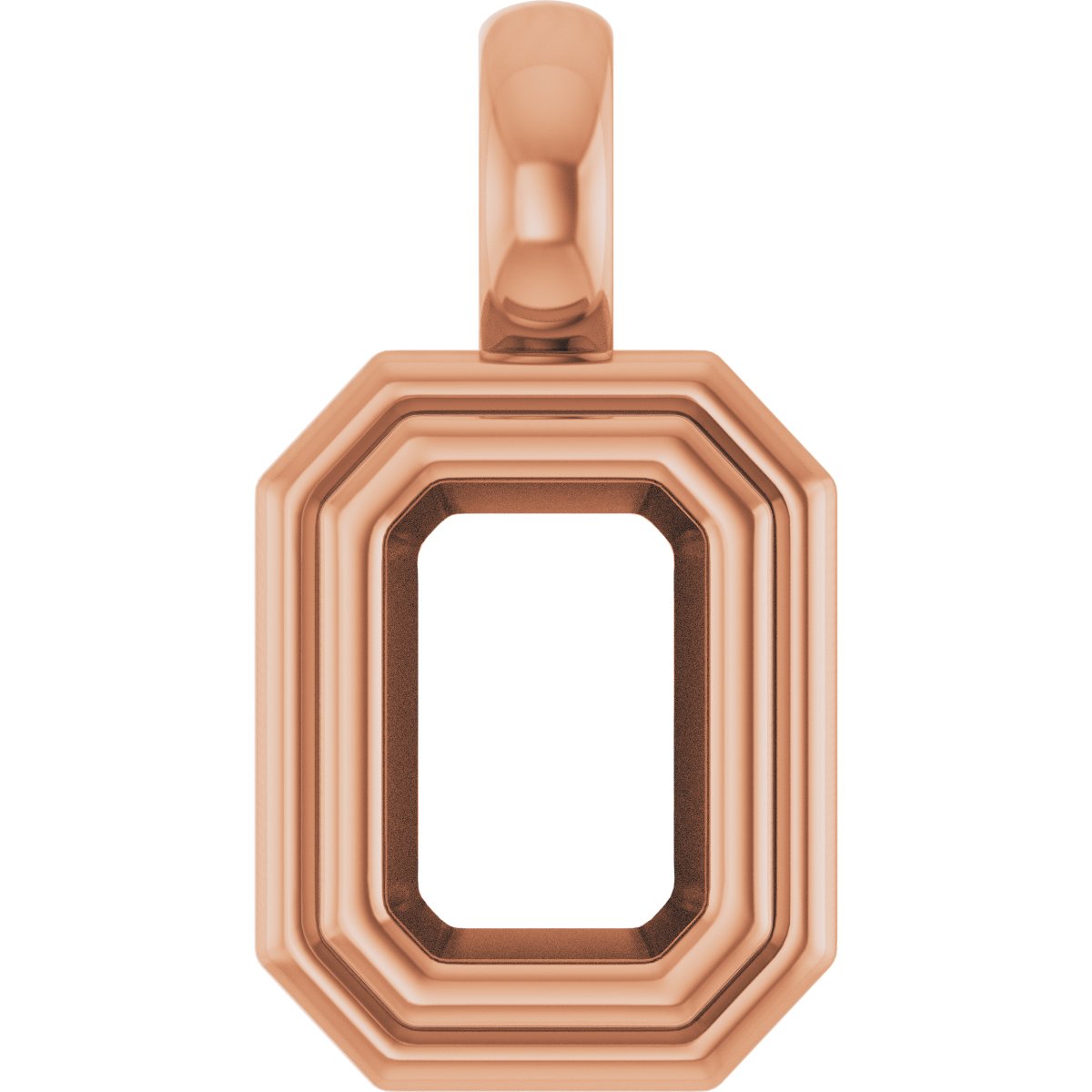 Bezel-Set Solitaire Charm/Pendant