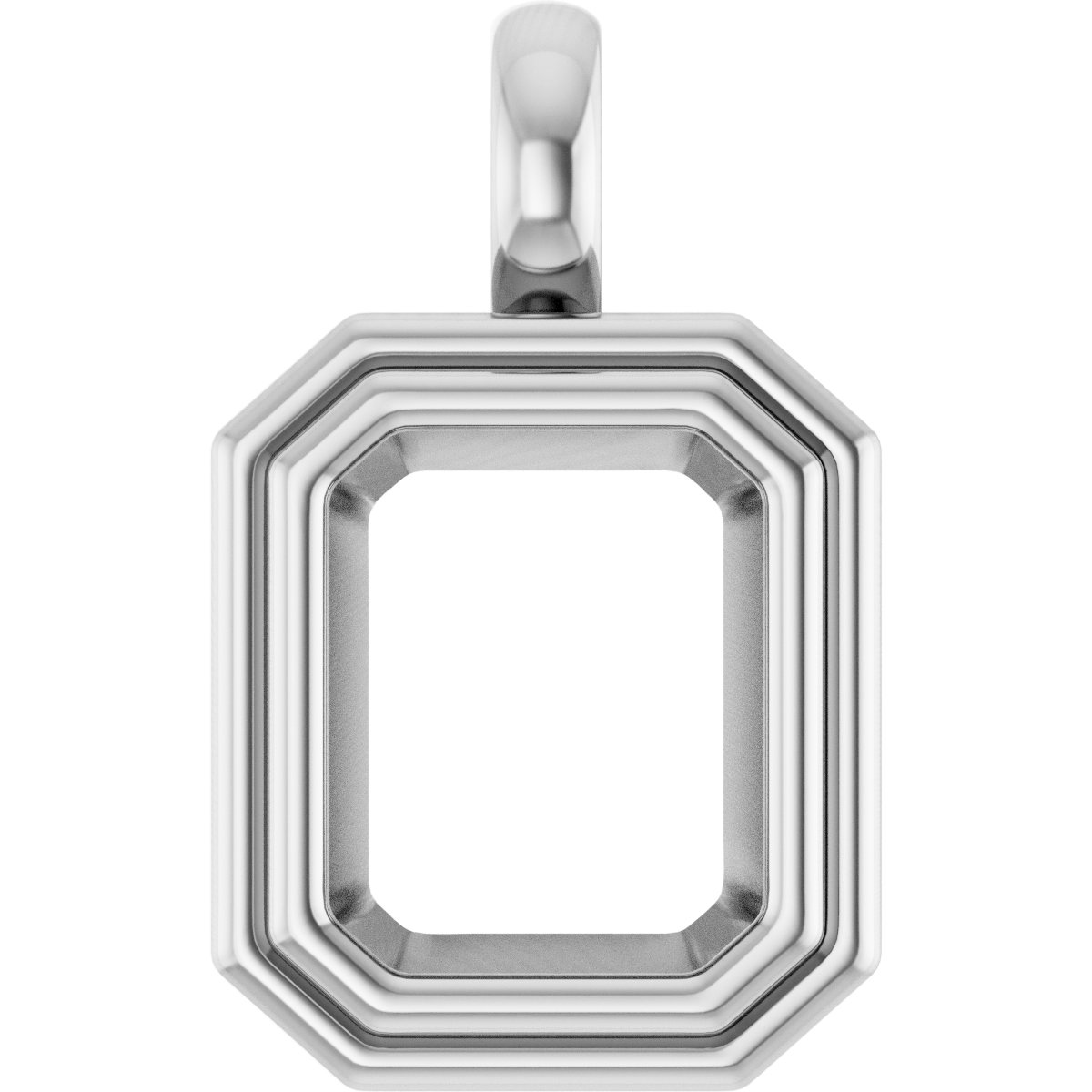 Bezel-Set Solitaire Charm/Pendant