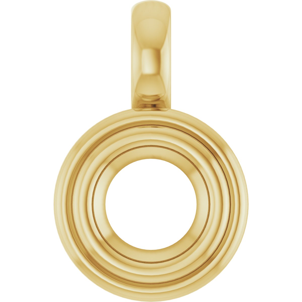 Bezel-Set Solitaire Charm/Pendant
