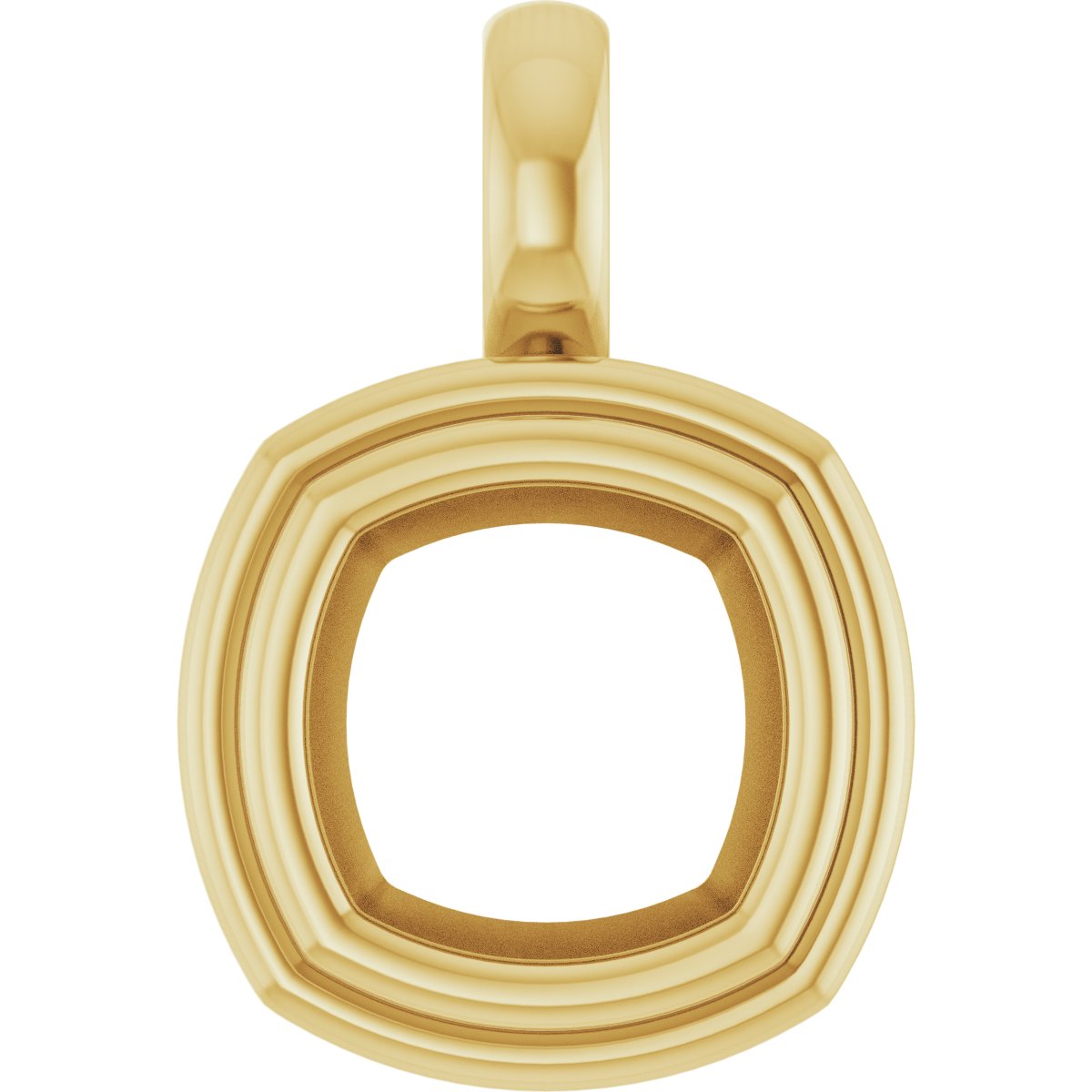 Bezel-Set Solitaire Charm/Pendant