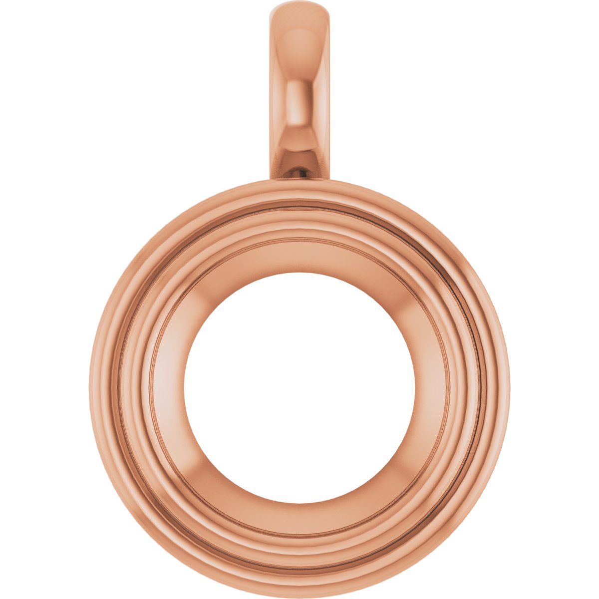 Bezel-Set Solitaire Charm/Pendant