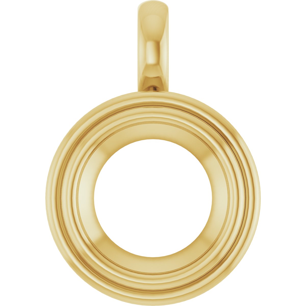 Bezel-Set Solitaire Charm/Pendant