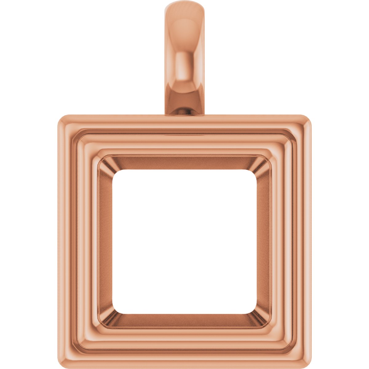Bezel-Set Solitaire Charm/Pendant