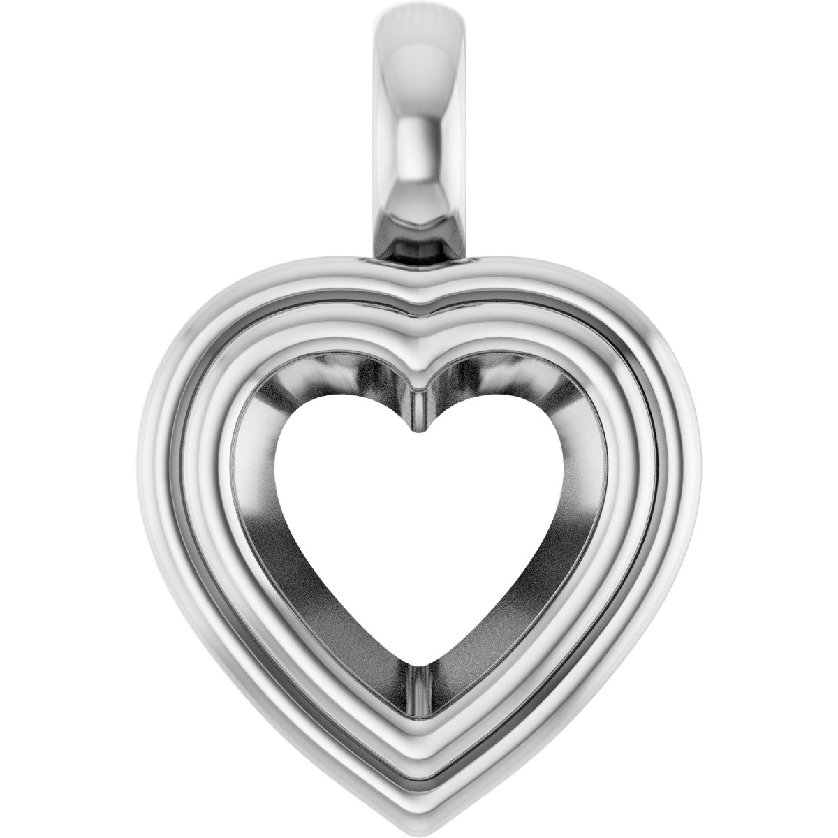 Bezel-Set Solitaire Charm/Pendant