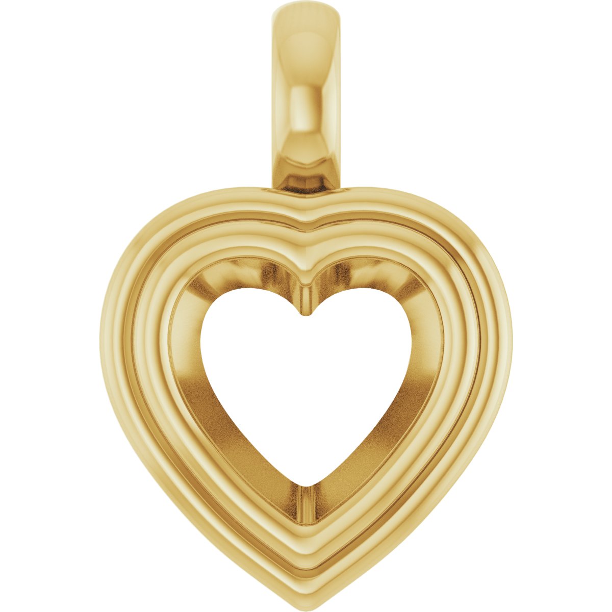 Bezel-Set Solitaire Charm/Pendant
