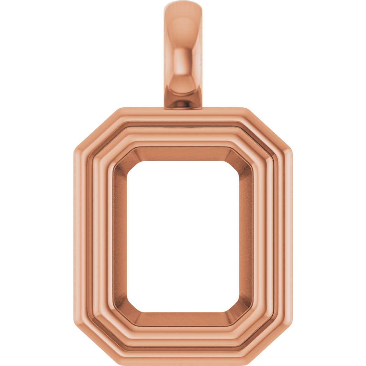 Bezel-Set Solitaire Charm/Pendant