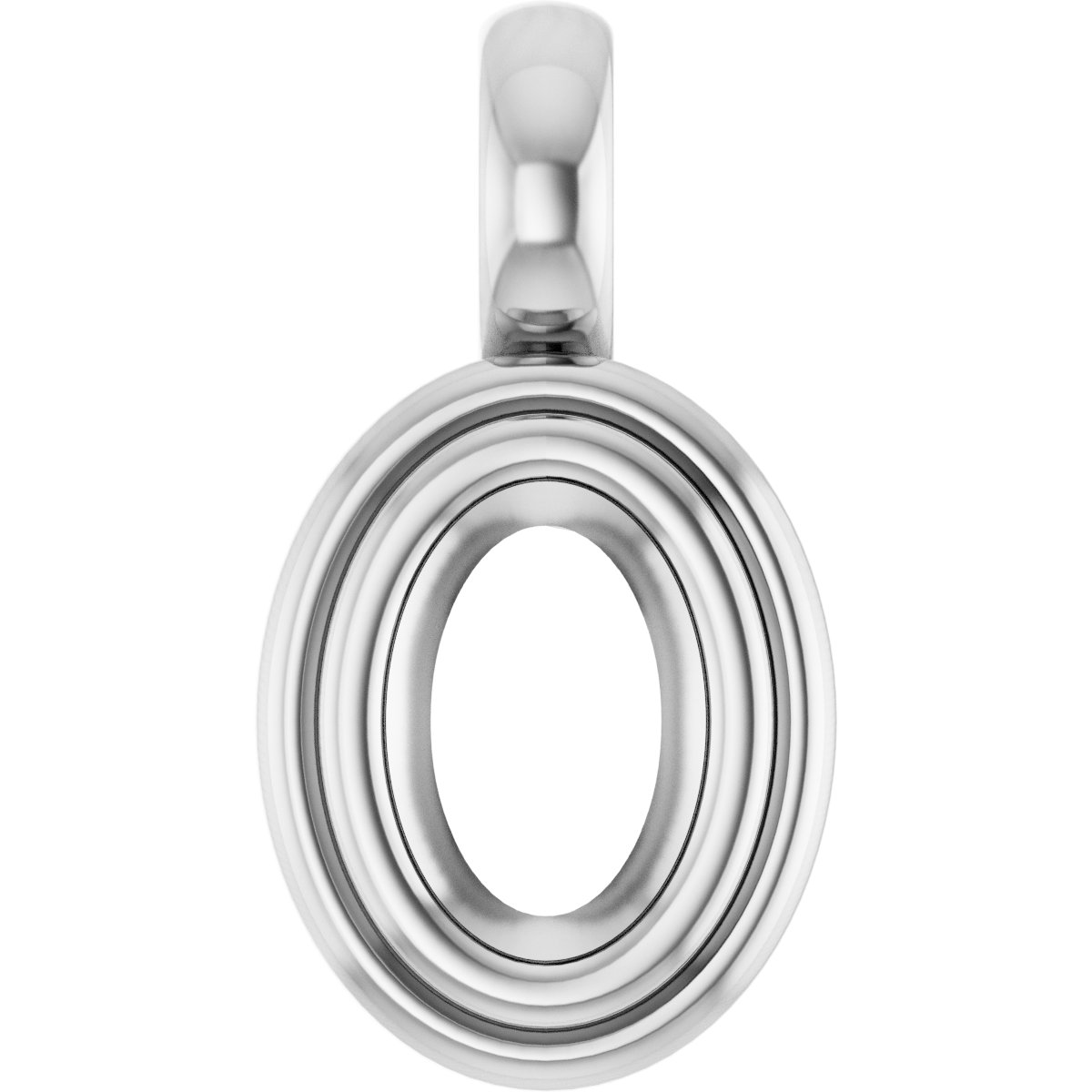 Bezel-Set Solitaire Charm/Pendant