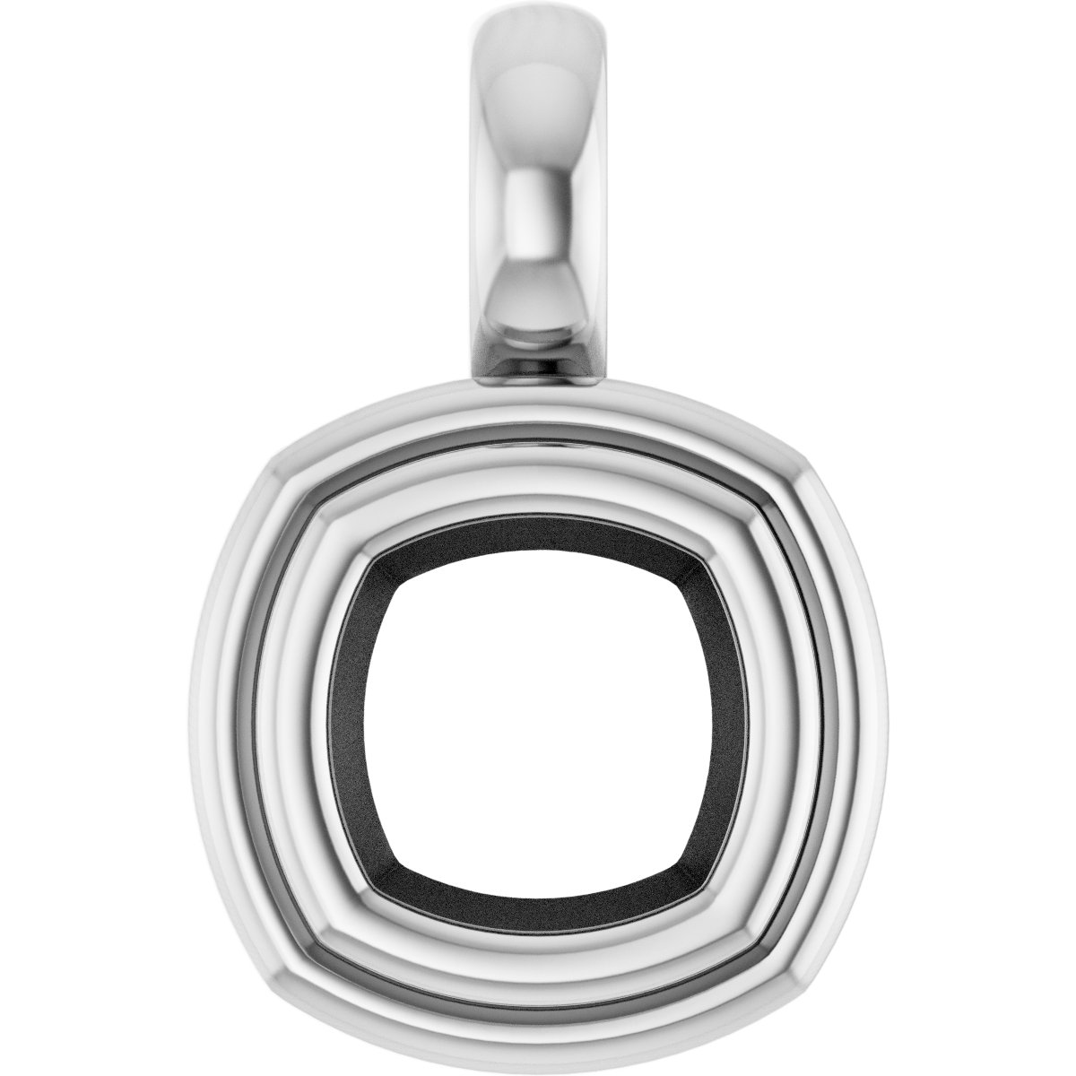Bezel-Set Solitaire Charm/Pendant