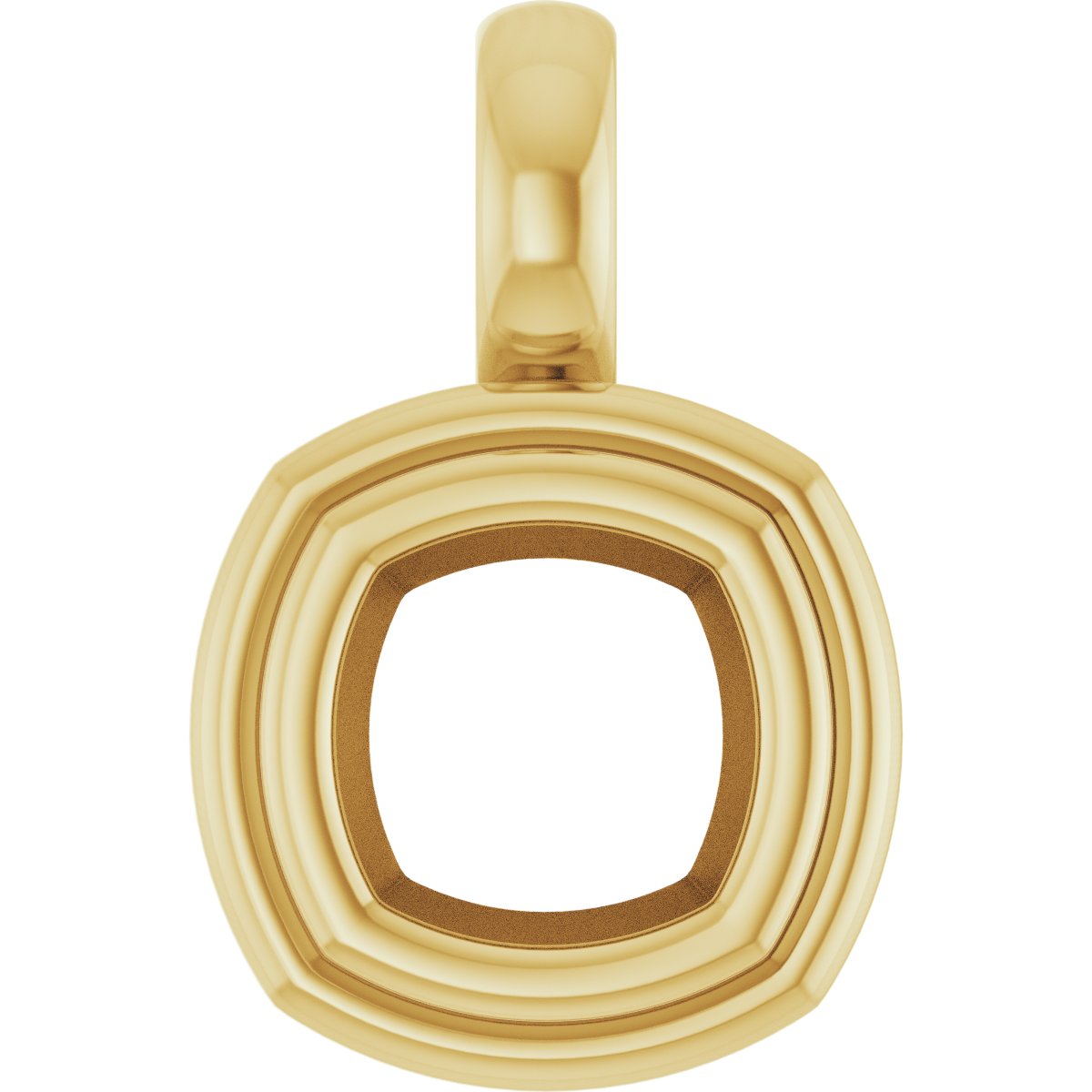 Bezel-Set Solitaire Charm/Pendant