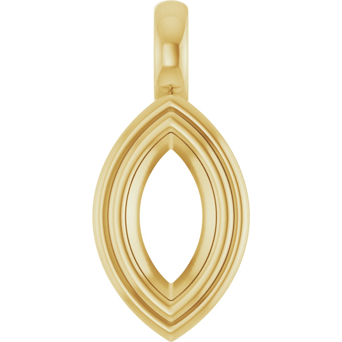 Bezel-Set Solitaire Charm/Pendant