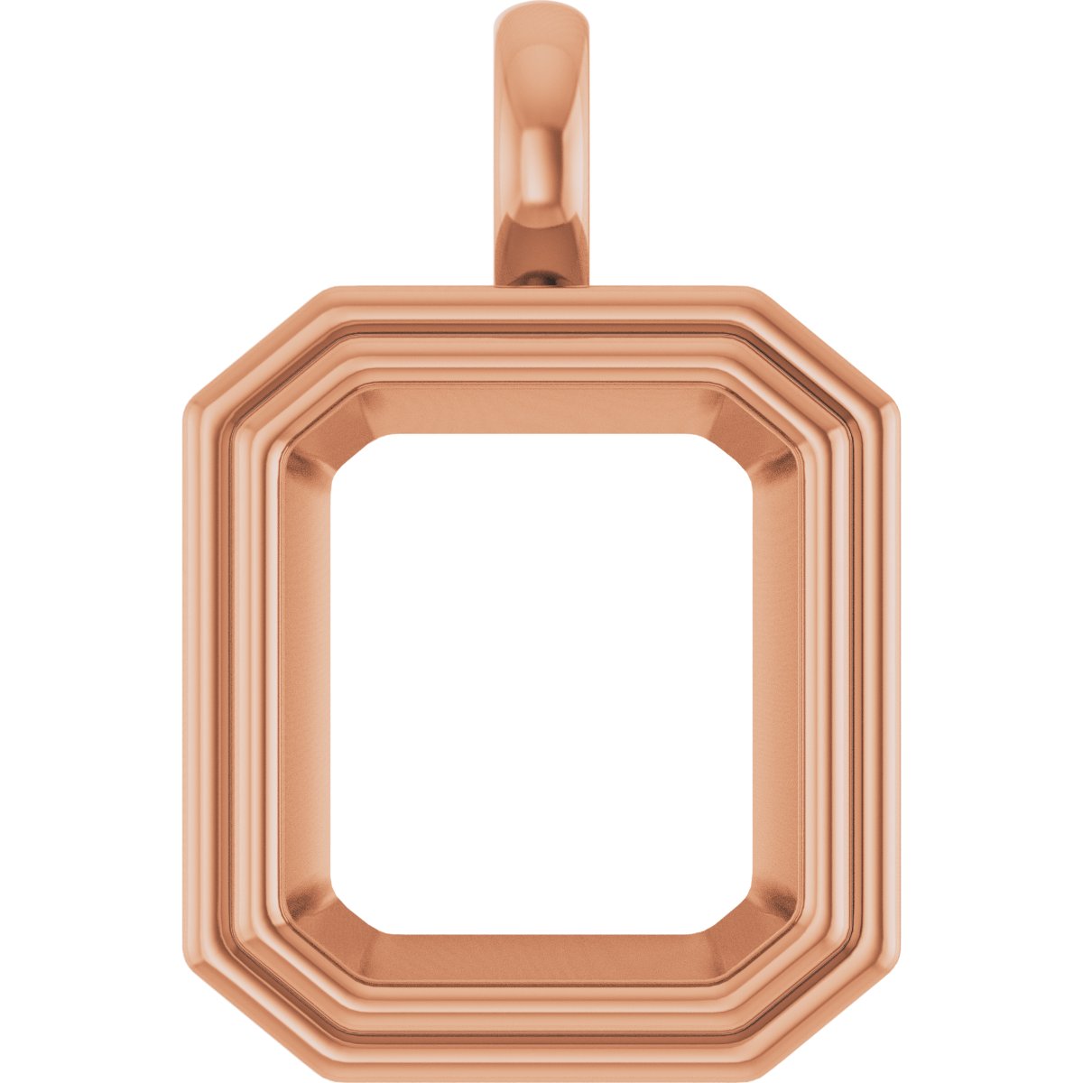 Bezel-Set Solitaire Charm/Pendant