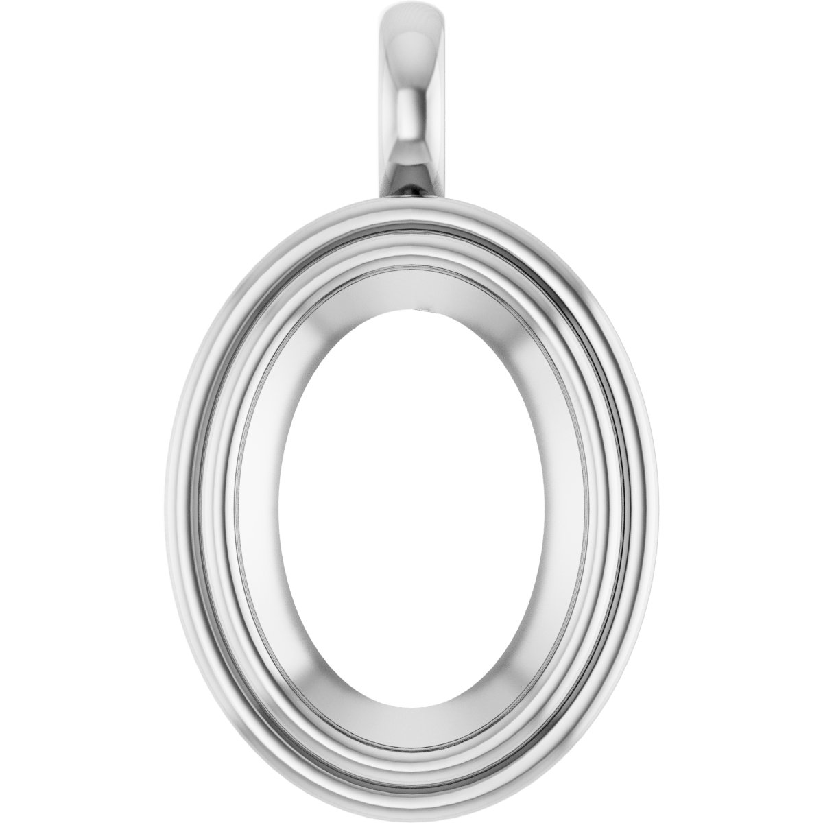 Bezel-Set Solitaire Charm/Pendant