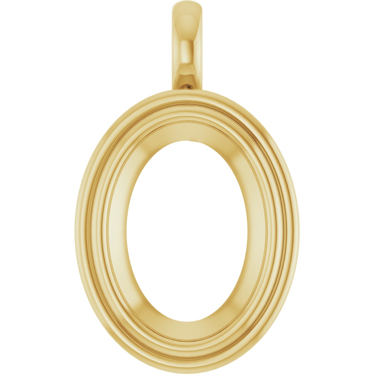 Bezel-Set Solitaire Charm/Pendant