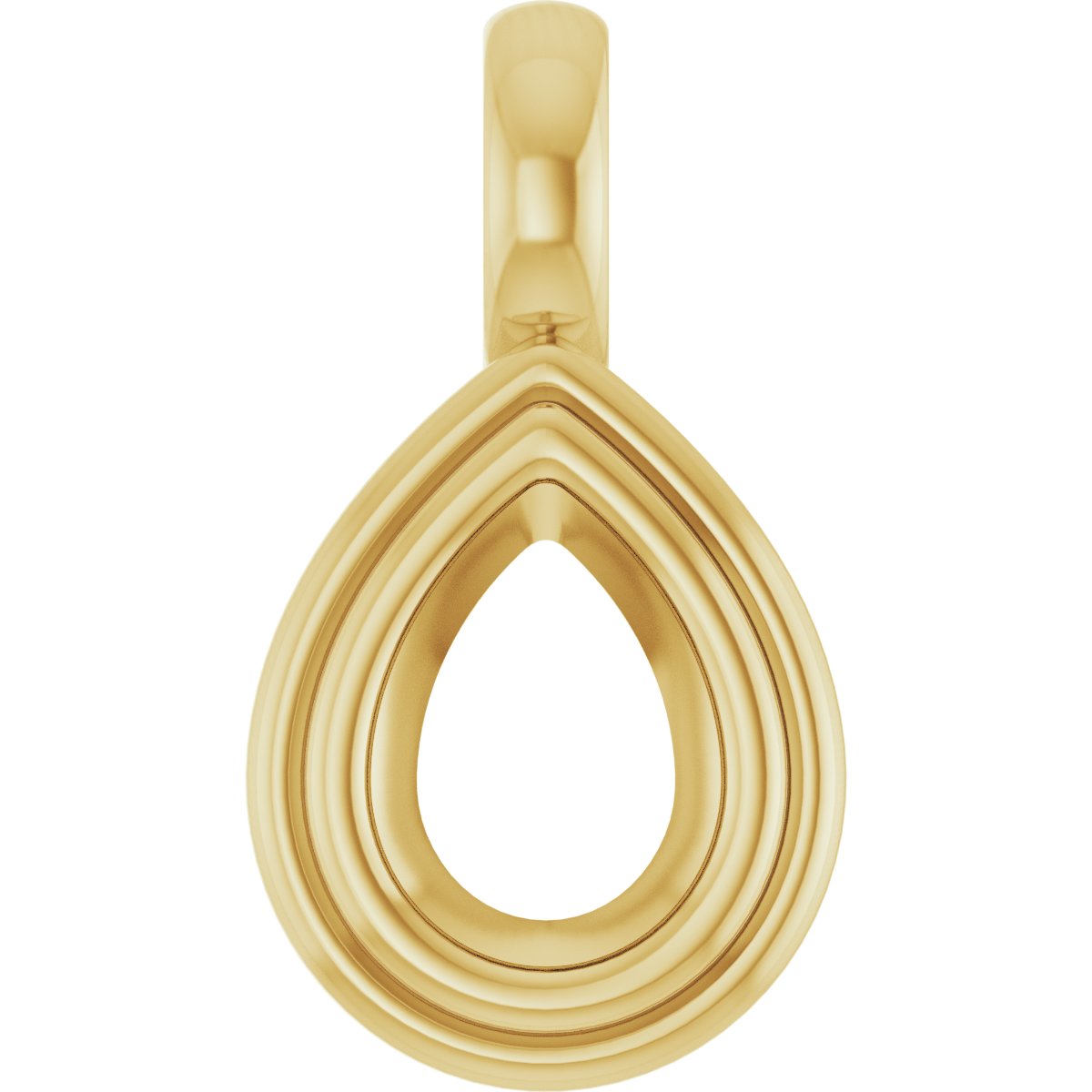 Bezel-Set Solitaire Charm/Pendant