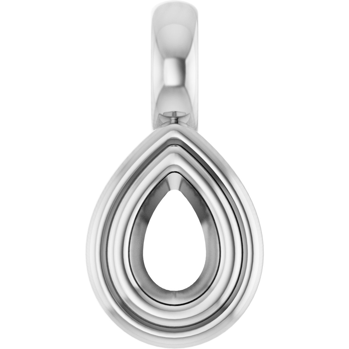 Bezel-Set Solitaire Charm/Pendant