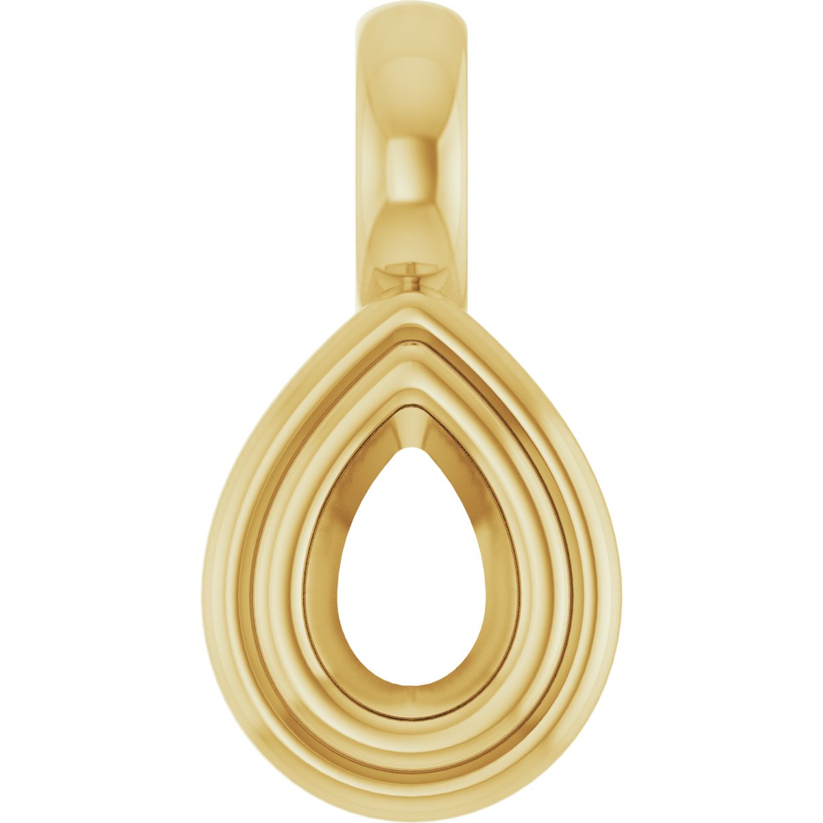 Bezel-Set Solitaire Charm/Pendant