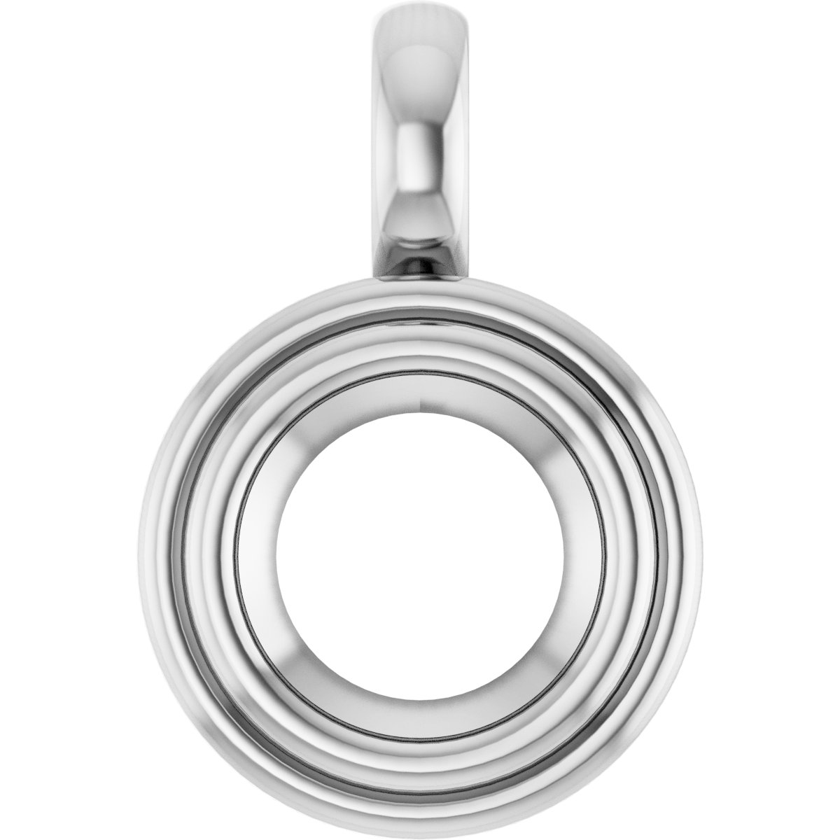 Bezel-Set Solitaire Charm/Pendant