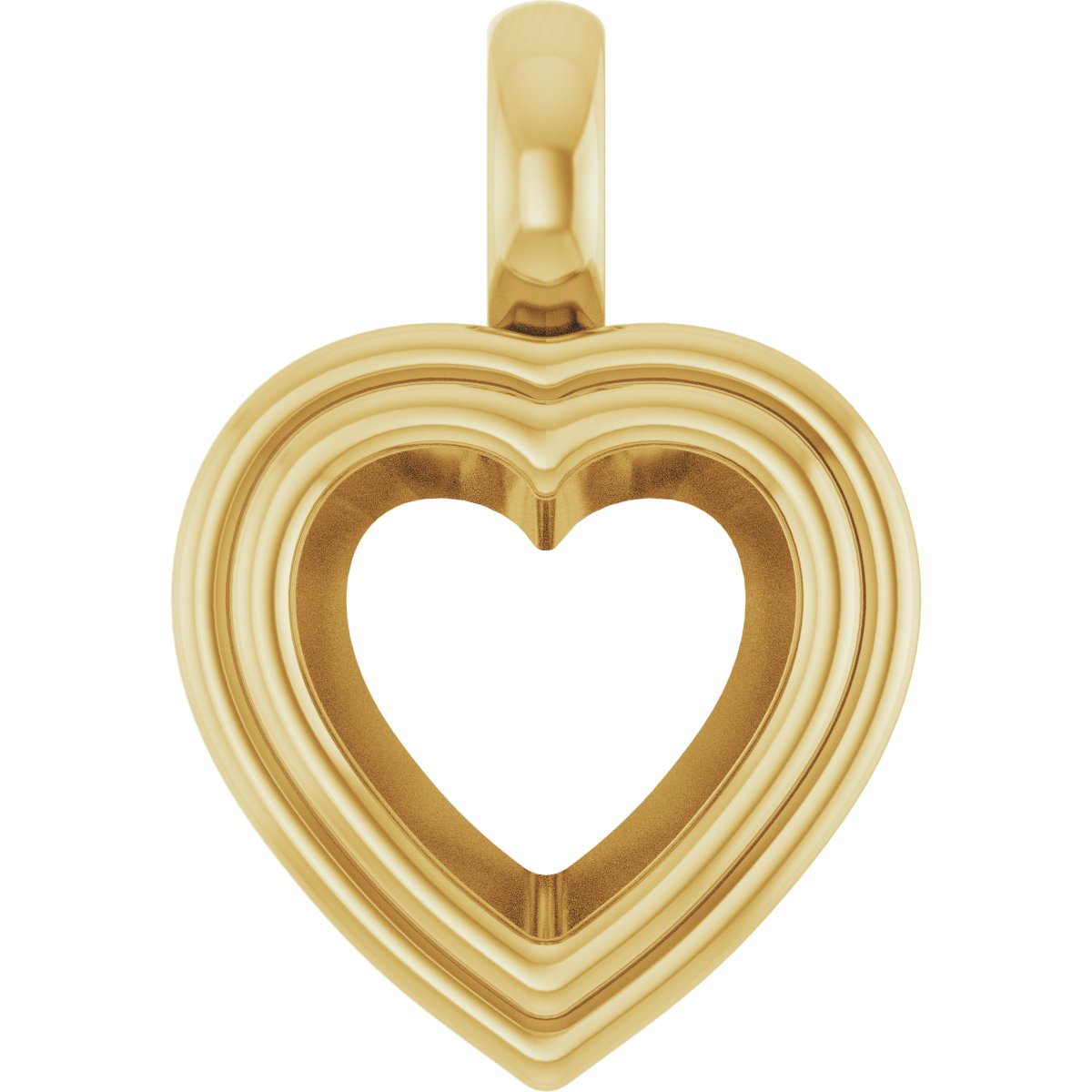 Bezel-Set Solitaire Charm/Pendant