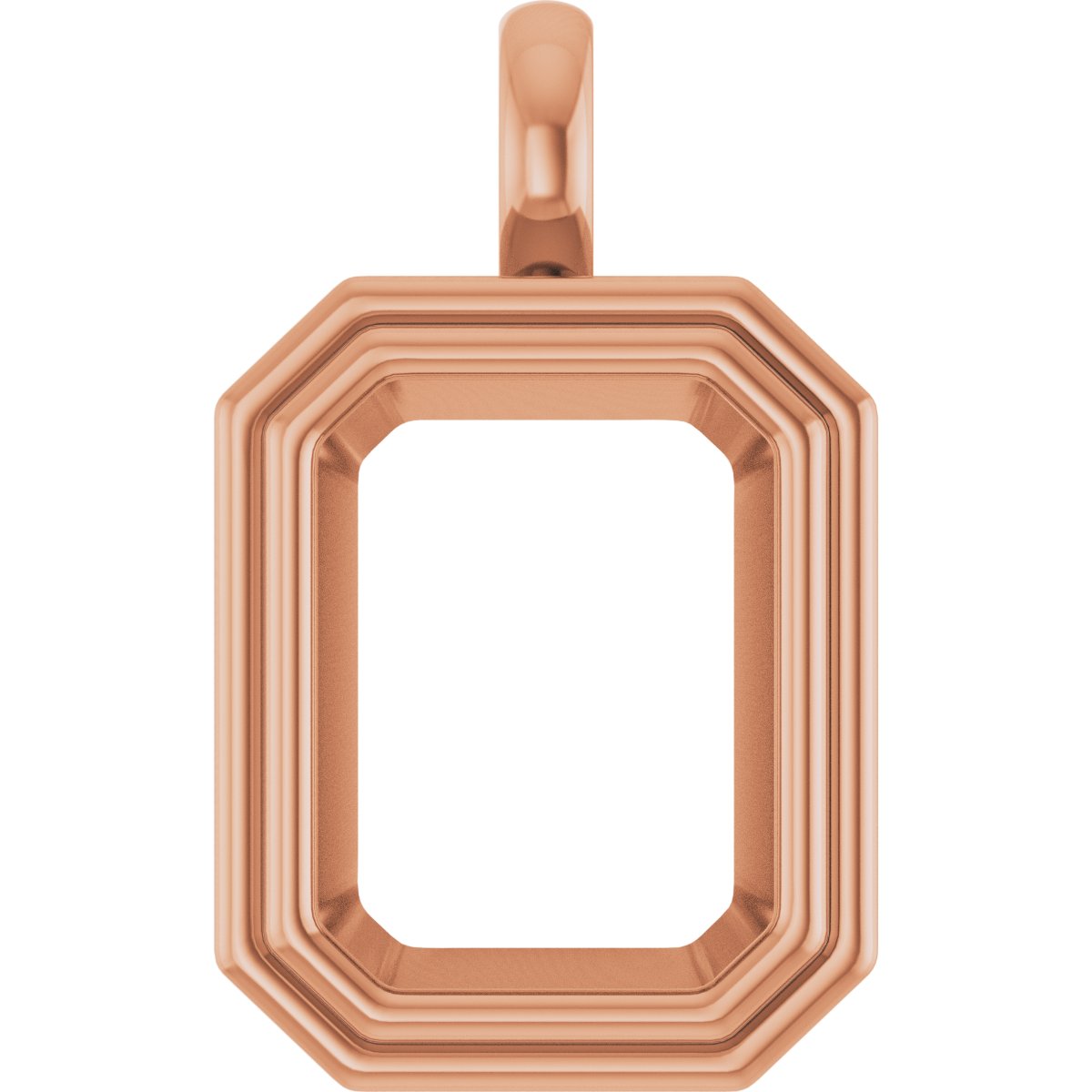 Bezel-Set Solitaire Charm/Pendant