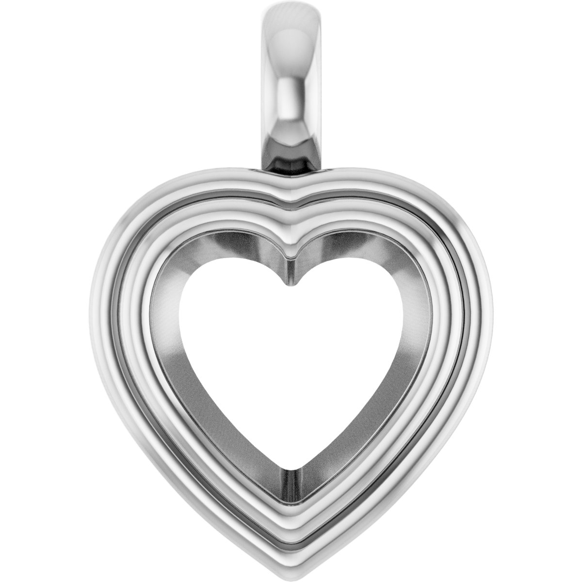 Bezel-Set Solitaire Charm/Pendant