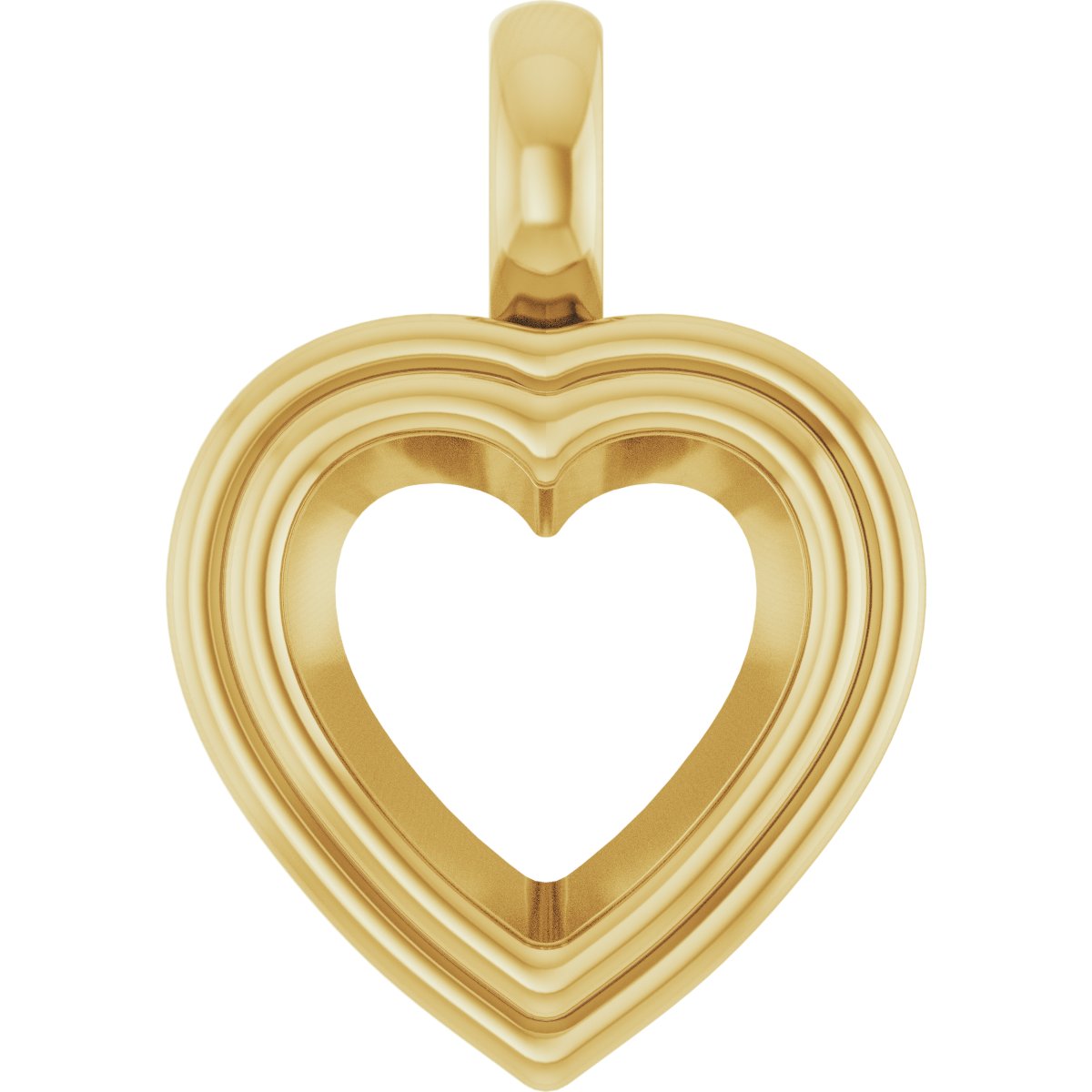 Bezel-Set Solitaire Charm/Pendant