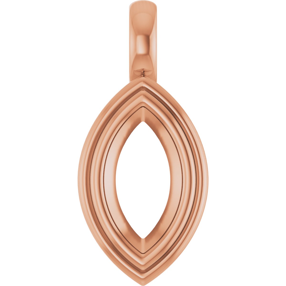 Bezel-Set Solitaire Charm/Pendant