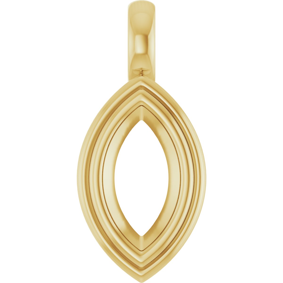 Bezel-Set Solitaire Charm/Pendant