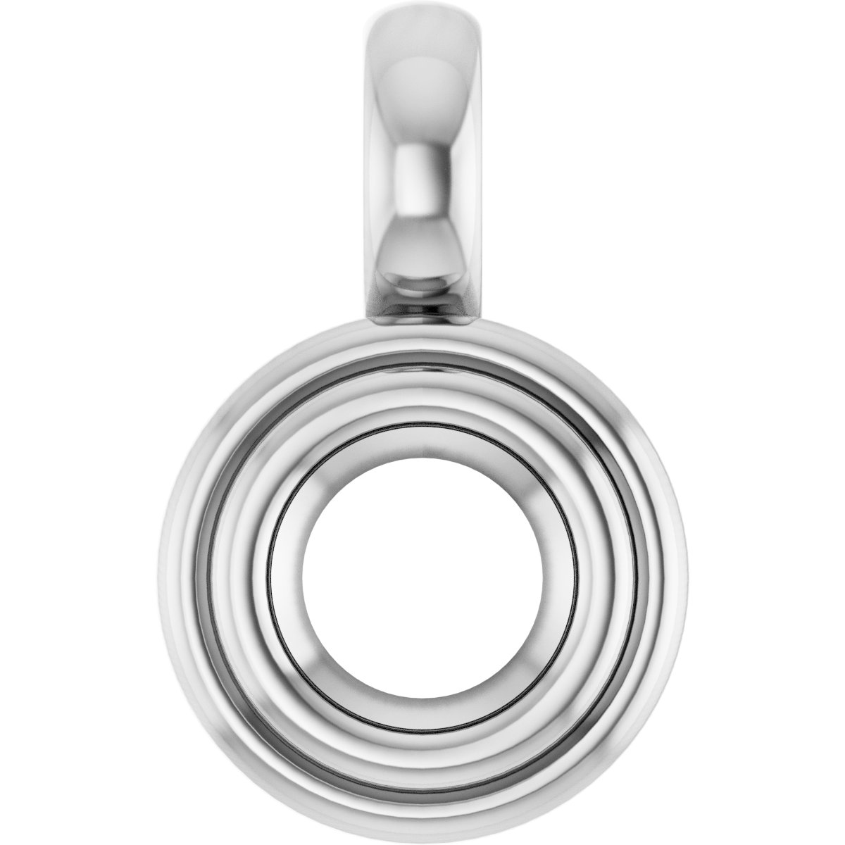 Bezel-Set Solitaire Charm/Pendant