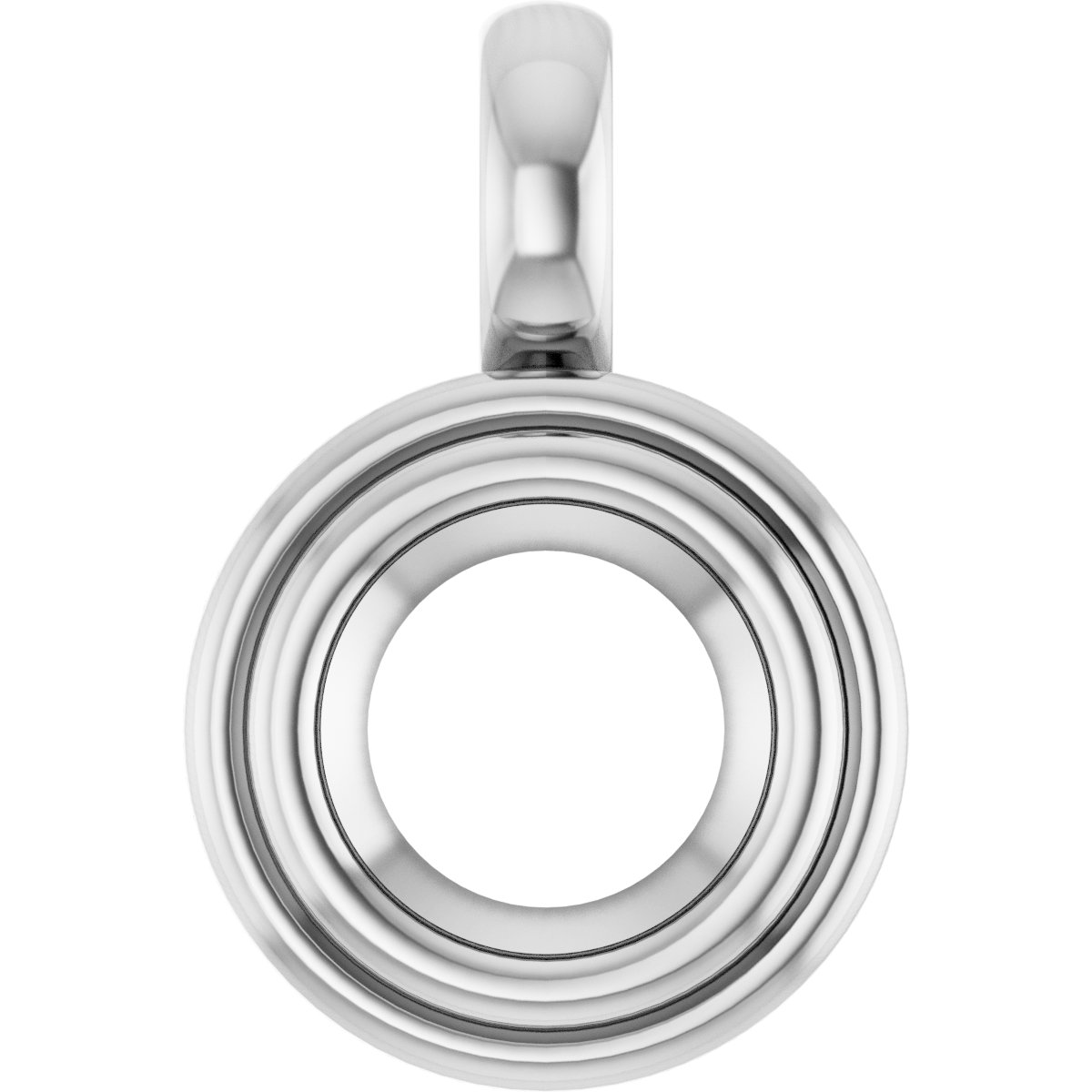 Bezel-Set Solitaire Charm/Pendant