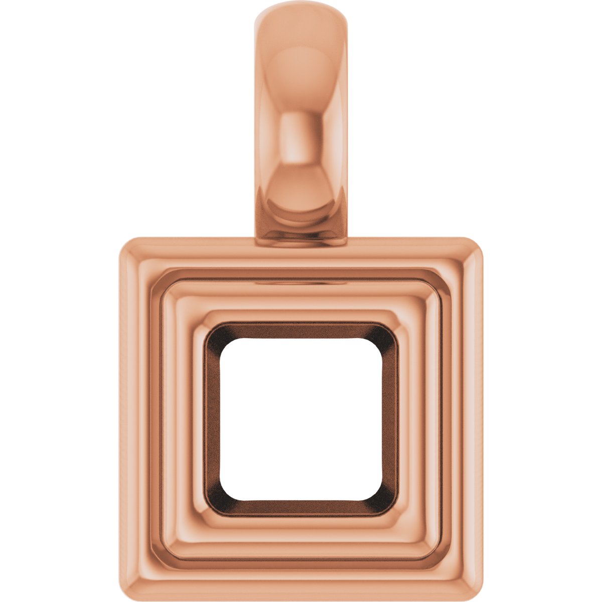 Bezel-Set Solitaire Charm/Pendant
