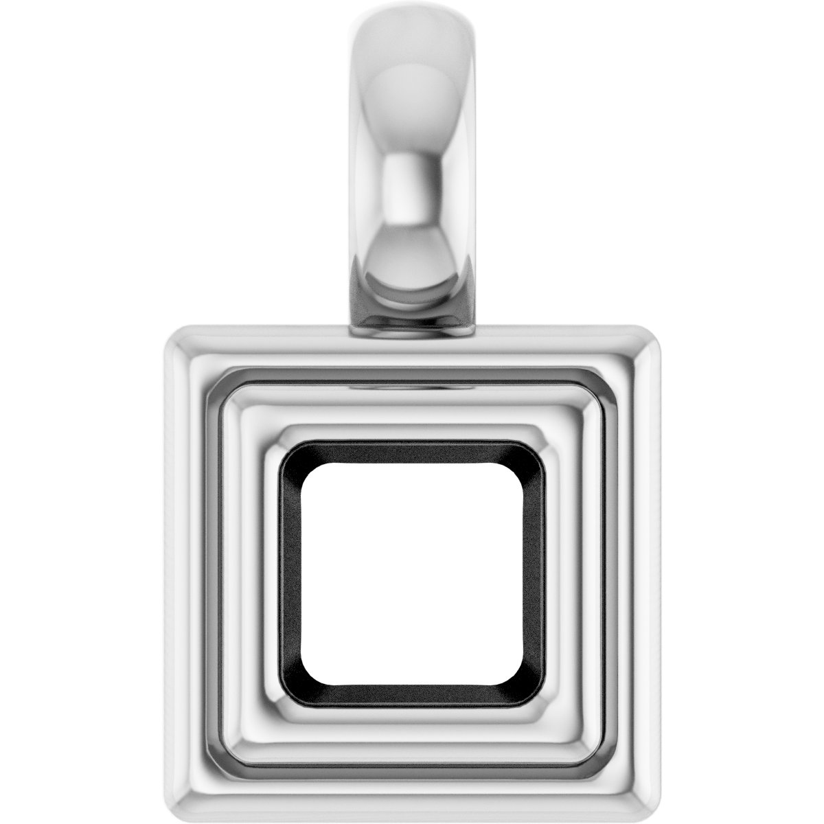 Bezel-Set Solitaire Charm/Pendant