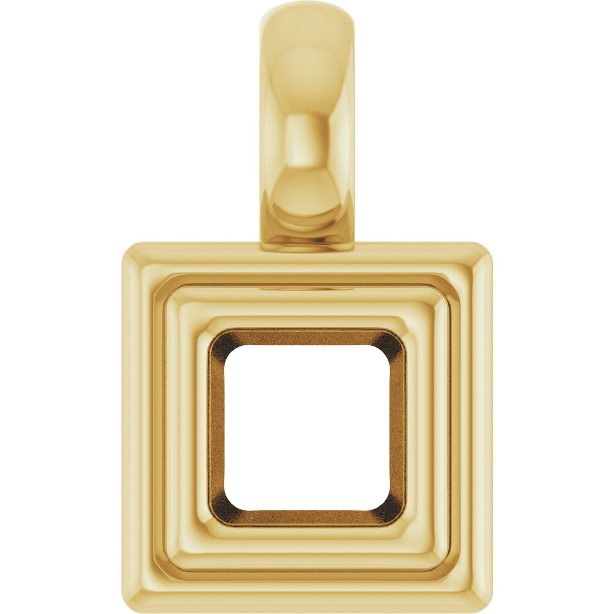 Bezel-Set Solitaire Charm/Pendant