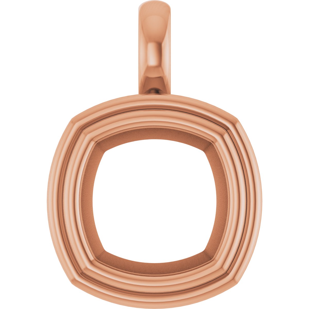 Bezel-Set Solitaire Charm/Pendant