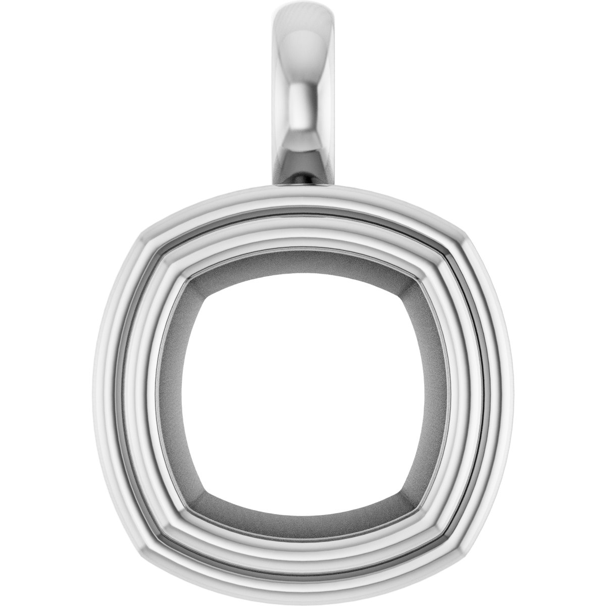Bezel-Set Solitaire Charm/Pendant
