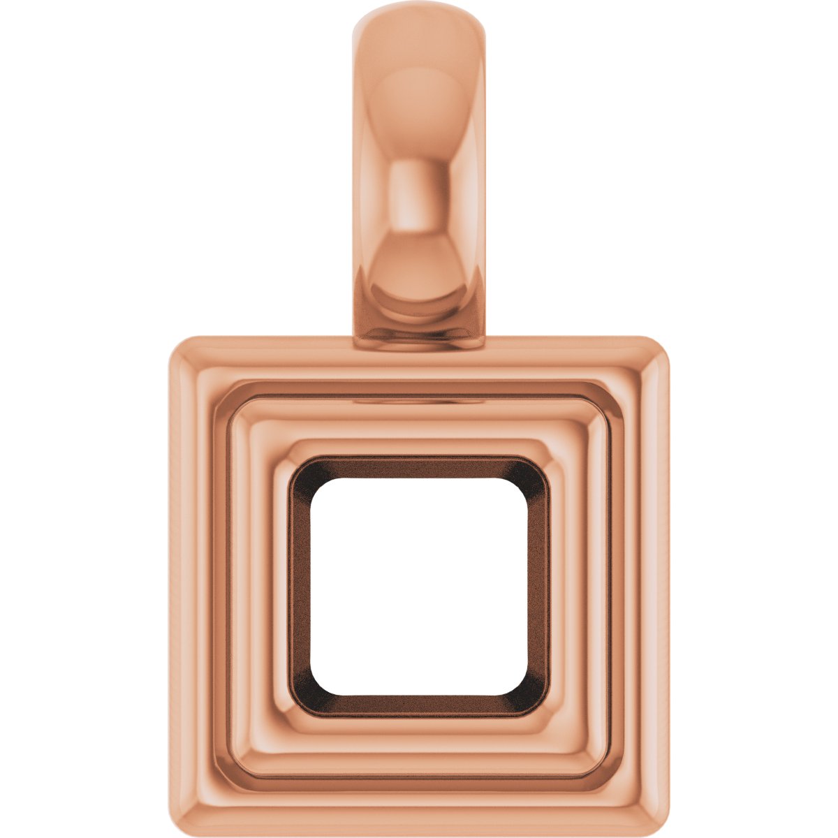 Bezel-Set Solitaire Charm/Pendant