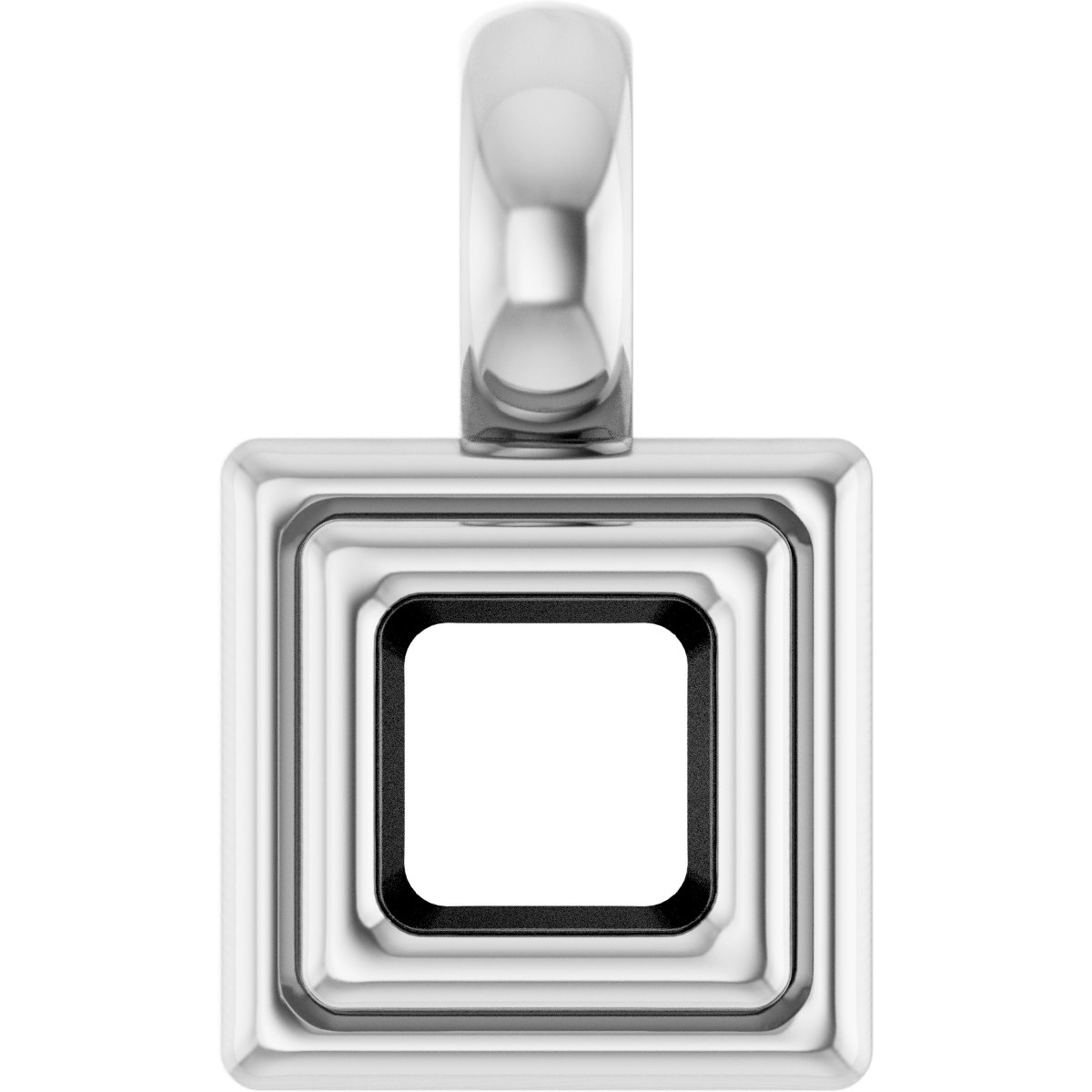 Bezel-Set Solitaire Charm/Pendant