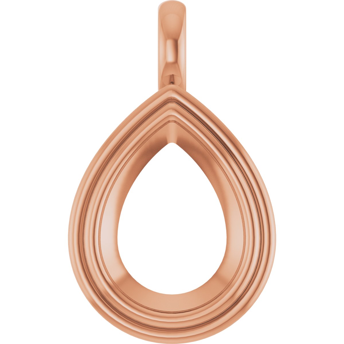 Bezel-Set Solitaire Charm/Pendant