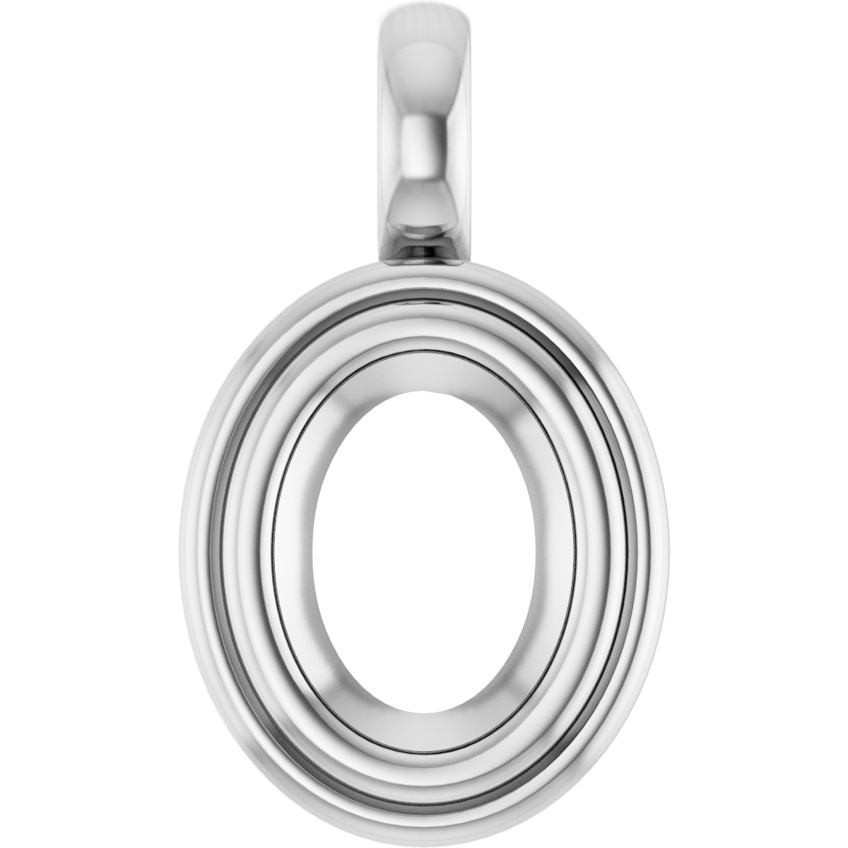 Bezel-Set Solitaire Charm/Pendant