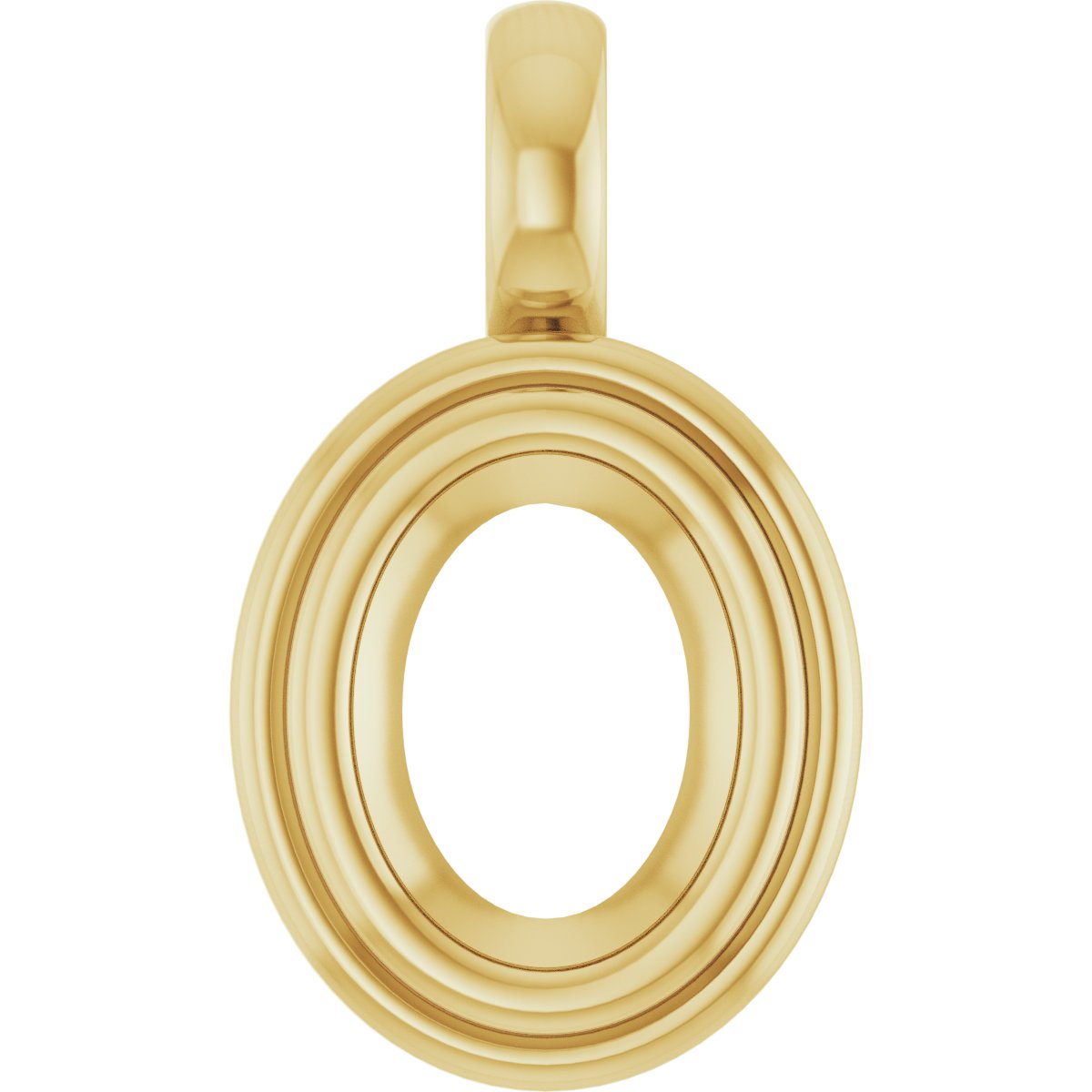 Bezel-Set Solitaire Charm/Pendant