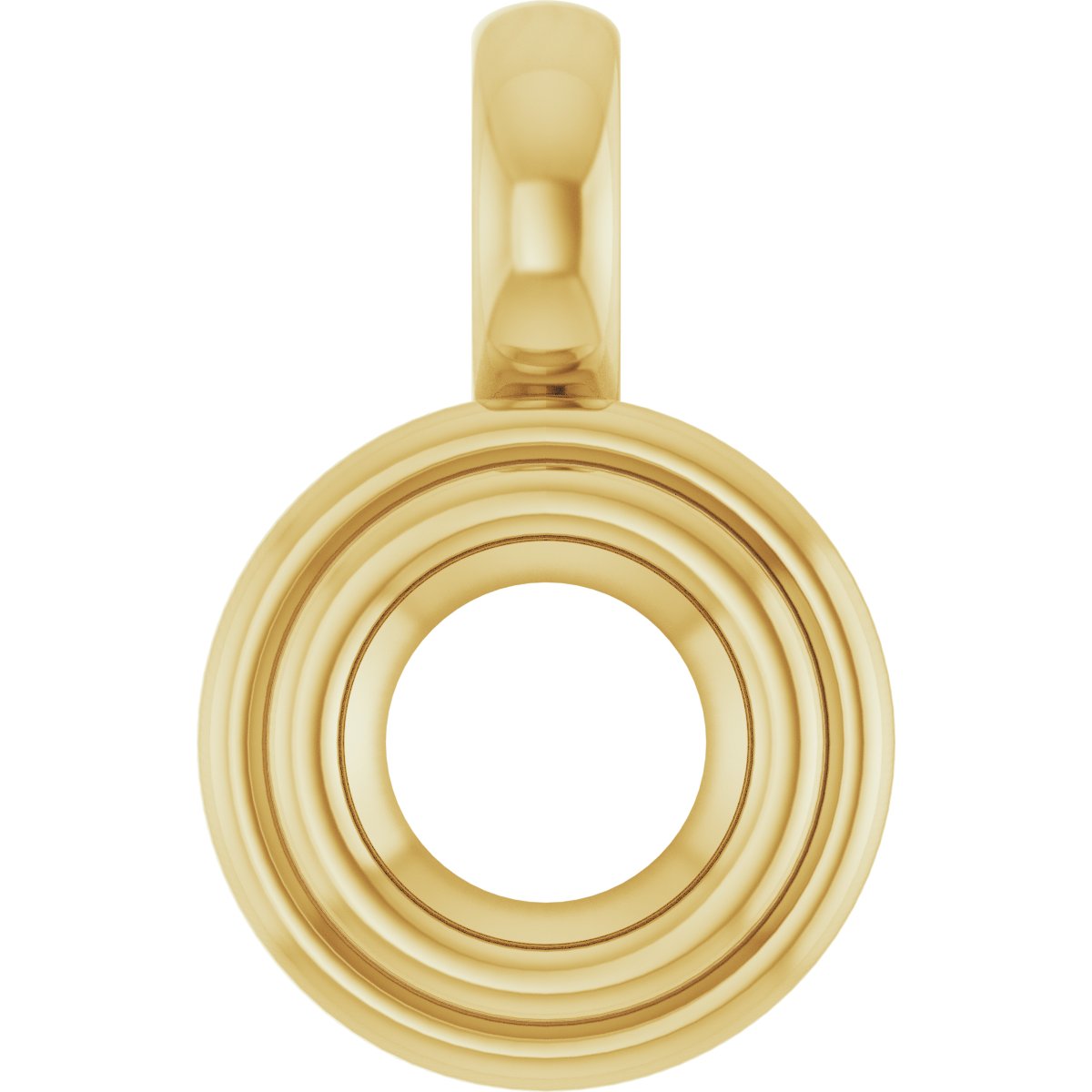 Bezel-Set Solitaire Charm/Pendant